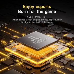 Ajazz безжични геймърски слушалки Wireless Gaming Headphones - AHM08 MAX Gray, White - Bluetooth , 2.4G