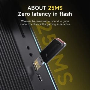 Ajazz безжични геймърски слушалки Wireless Gaming Headphones - AHM08 MAX Black, Gray, Yellow - Bluetooth , 2.4G