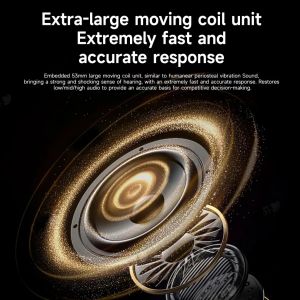 Ajazz безжични геймърски слушалки Wireless Gaming Headphones - AHM08 MAX Black, Gray, Yellow - Bluetooth , 2.4G