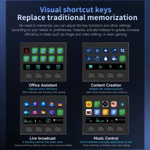 Ajazz стрийминг хъб/дек Streaming HUB AKP05E PRO Black