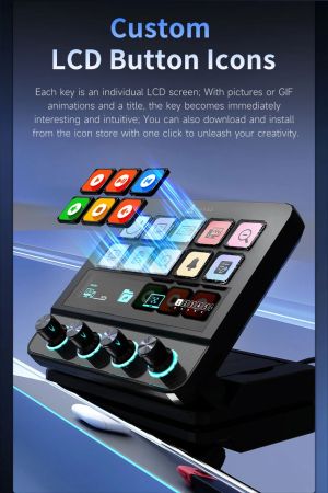 Ajazz стрийминг хъб/дек Streaming HUB AKP05E PRO Black