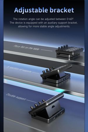 Ajazz стрийминг хъб/дек Streaming HUB AKP05E PRO Black