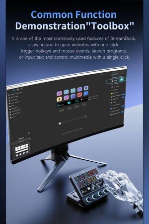 Ajazz стрийминг хъб/дек Streaming HUB AKP05E PRO Black