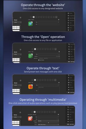 Ajazz стрийминг хъб/дек Streaming HUB AKP05E PRO Black