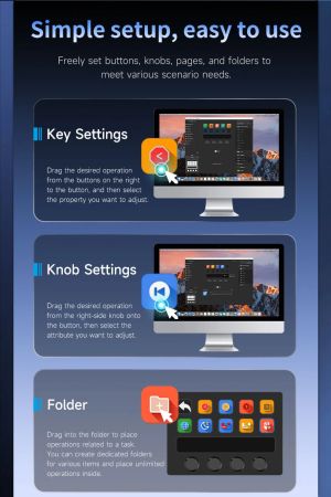 Ajazz стрийминг хъб/дек Streaming HUB AKP05E PRO Black