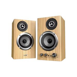 Genius Speakers 2.0 - SP-HF1812BT - 50W RMS, Bluetooth 5.3, Pine Wood