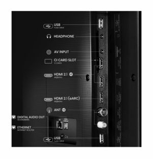 Телевизор Hisense 85" E7Q, 4K Ultra HD 3840x2160, Quantum Dot, 60Hz, Light Sensor,IPS, HDR 10+, HLG, Dolby Vision IQ, Dolby Atmos, Smart TV, WiFi 5GHz, WiFi Direct, BT, Anyview Cast, 3xHDMI, 2xUSB, LAN, CI+, DVB-T2/C/S2, Black