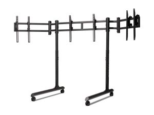 Мобилна стойка за три монитора Next Level Racing Round Tube