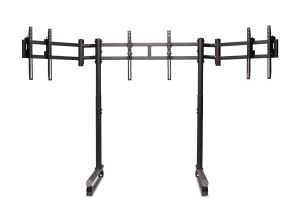 Мобилна стойка за три монитора Next Level Racing Round Tube