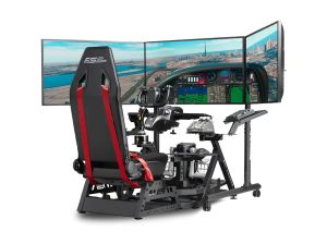 Мобилна стойка за три монитора Next Level Racing Round Tube