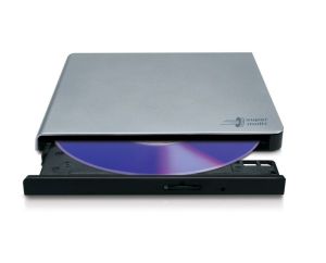 Optical drive Hitachi-LG GP57ES40 Ultra Slim External DVD-RW, Super Multi, Double Layer, TV connectivity, Silver