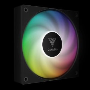 Gamdias Fan Pack 3-in-1 3x120mm - NOTUS M1-1203 ARGB, Swappable Fan Blades (Reverse Fan Blades Included), A-RGB