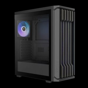 Gamdias Case ATX - AURA GC11 ARGB Black - USB-C