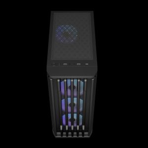 Gamdias Case ATX - AURA GC11 ARGB Black - USB-C