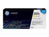 HP original Color LaserJet CE742A Toner cartridge yellow standard capacity 7,300 pages 1-pack