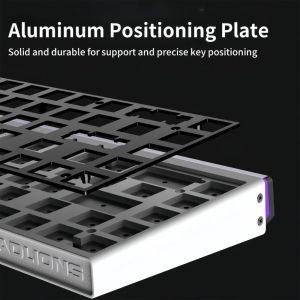 Madlions професионална геймърска механична клавиатура Professional Gaming Mechanical Keyboard NANO 68 WH - 8K, Magnetic Amber Pro Switches, (English US)