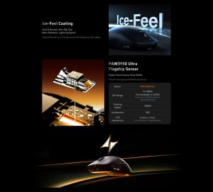 ATK Wireless Gaming Mouse A9 Plus Tri-mode Nearlink - 1K, White