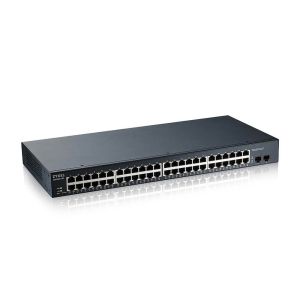 Комутатор ZyXEL GS1900-48 v2, 48-port GbE L2 Smart Switch, rackmount