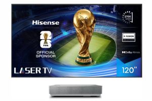 Телевизор Hisense 120" 120L5ND, 4K Ultra HD 3840x2160, Laser TV, Smart, Vidaa, Black