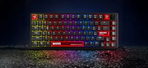 Marvo геймърска механична клавиатура Gaming Mechanical Keyboard Arma 67 KG935 - 1K, TNT Peach Switches [Linear], (English US)