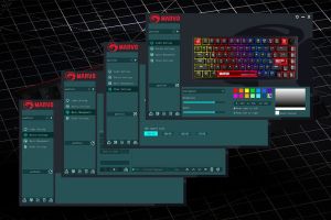 Marvo геймърска механична клавиатура Gaming Mechanical Keyboard Arma 67 KG935 - 1K, TNT Peach Switches [Linear], (English US)