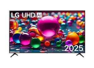 TV LG 75UA75006LA, 75" 4K UltraHD TV 4K (3840x2160), DVB-T2/C/S2, webOS 25 Smart, ThinQ AI, ?7 AI, WiFi, HDR10 pro, HLG, ALLM/HGiG, 4K Upscaling, AI Sound pro, Multiple View, HDMI eARC, LAN, USB, Bluetooth, Google Cast, 2 Pole Stand, Black