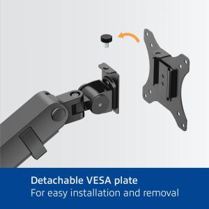 ACT Стойка за монитор макс. 40" с едно рамо, пружинен механизъм, до 12кг