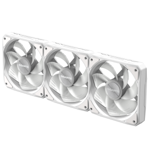 Комплект вентилатори 3-Pack GIGABYTE AORUS EZ CHAIN RVS FAN 120 ICE, 120x120x25mm ARGB