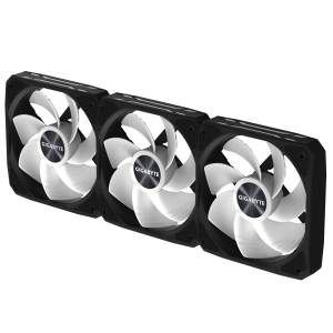 3-pack Fans GIGABYTE AORUS EZ CHAIN RVS FAN 120 - 120x120x25mm ARGB