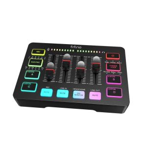 FIFINE SC3 RGB Audio Interface - Black