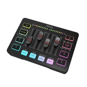 FIFINE SC3 RGB Audio Interface - Black