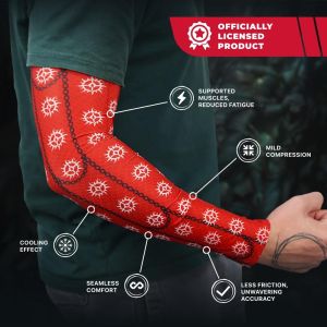 FragON Gaming Arm sleeve Diablo 4 Cathedral of Light Red - Size M