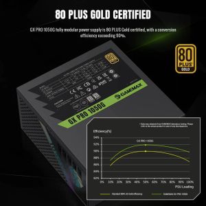 Gamemax захранване PSU ATX 3.1 1050W Gold, Full Modular - GX PRO 1050G