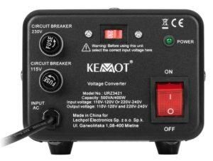 KEMOT  voltage converter  220V / 110V   110V / 220V  Up / Down  500VA  400W AC/AC URZ3421