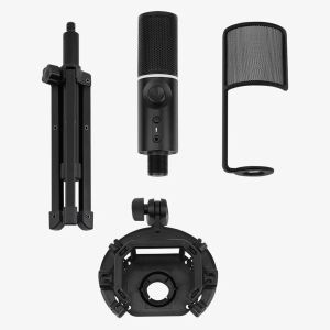 Streamplify Streaming Microphone With Tripod RGB - MIC TRIPOD - SPMC-MZ1C127.11