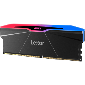 Lexar Ares DDR5 6000 CL28 1.35V Memory with heatsink and RGB lighting,Dual pack, Black Color