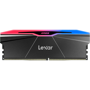 Lexar Ares DDR5 6000 CL28 1.35V Memory with heatsink and RGB lighting,Dual pack, Black Color