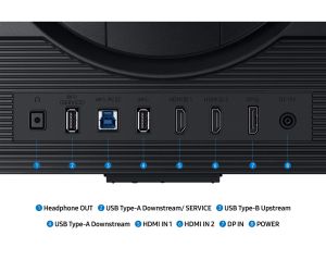 Monitor SAMSUNG Odyssey G7 G70F - 27" IPS DualMode UHD(3840x2160) 180Hz/360Hz, 1ms