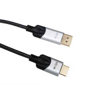 Кабел VCOM Display Port M - HDMI M 1.8м 4K 60Hz