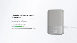 Ecoflow Smart Power Bank - RAPID 10K Silver - 10000mAh - EF-RAPID10000-EU