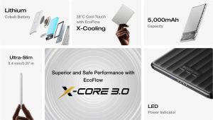 Ecoflow Power Bank - Rapid Mag 5K Qi1 Black - 5000mAh - EF-RAPIDQI1-5K-B-EU