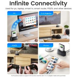 Orico докинг станция Storage - HDD/SSD Dock - 2.5/3.5 inch USB-C - DD18U3-EU-BK