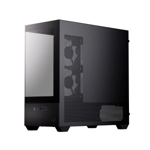 AeroCool кутия Case mATX - P300D Digi-G-BK-v1 - Digital Display, USB-C, 3 x 120 mm A-RGB