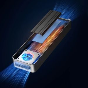 Orico Storage - Case - M.2 NVMe M key - USB-C/A, 20Gbps, Built-in Air Cooling, Aluminium - OUM2-G20-SV