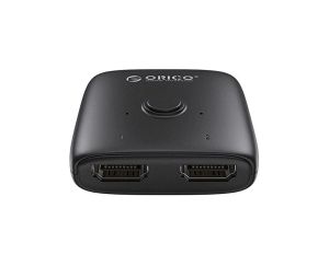Orico Разклонител превключвател HDMI 2.0 Switcher/Splitter 2-Port Bi-Direction 4K Black - HS2-A1-BK-EP