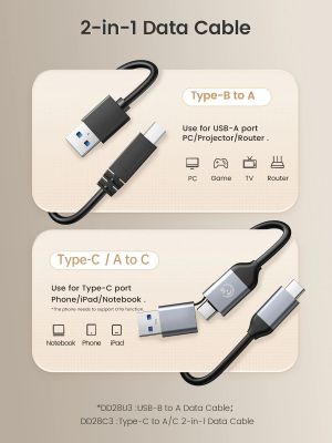 Orico докинг станция Storage - HDD/SSD Dock - 2 BAY Offline Clone 2.5/3.5 USB-C/USB-A - DD28C3-C