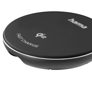 Hama Wireless Qi2 charger, inductive fast charging at the desk etc., 15 W