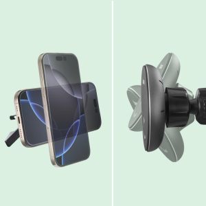 Hama Wireless Qi2 Charger, Inductive Fast Charging in the Car, 15 W, black