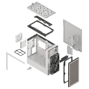 HAVN кутия Case E-ATX - BF 360 Flow White