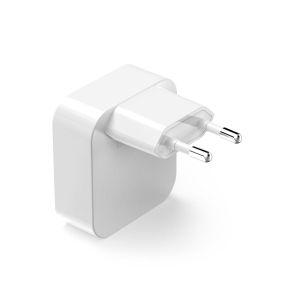 Hama Fast Charger, GaN, 2x USB-C, Folding Mini Charger, PD, 40 W, white